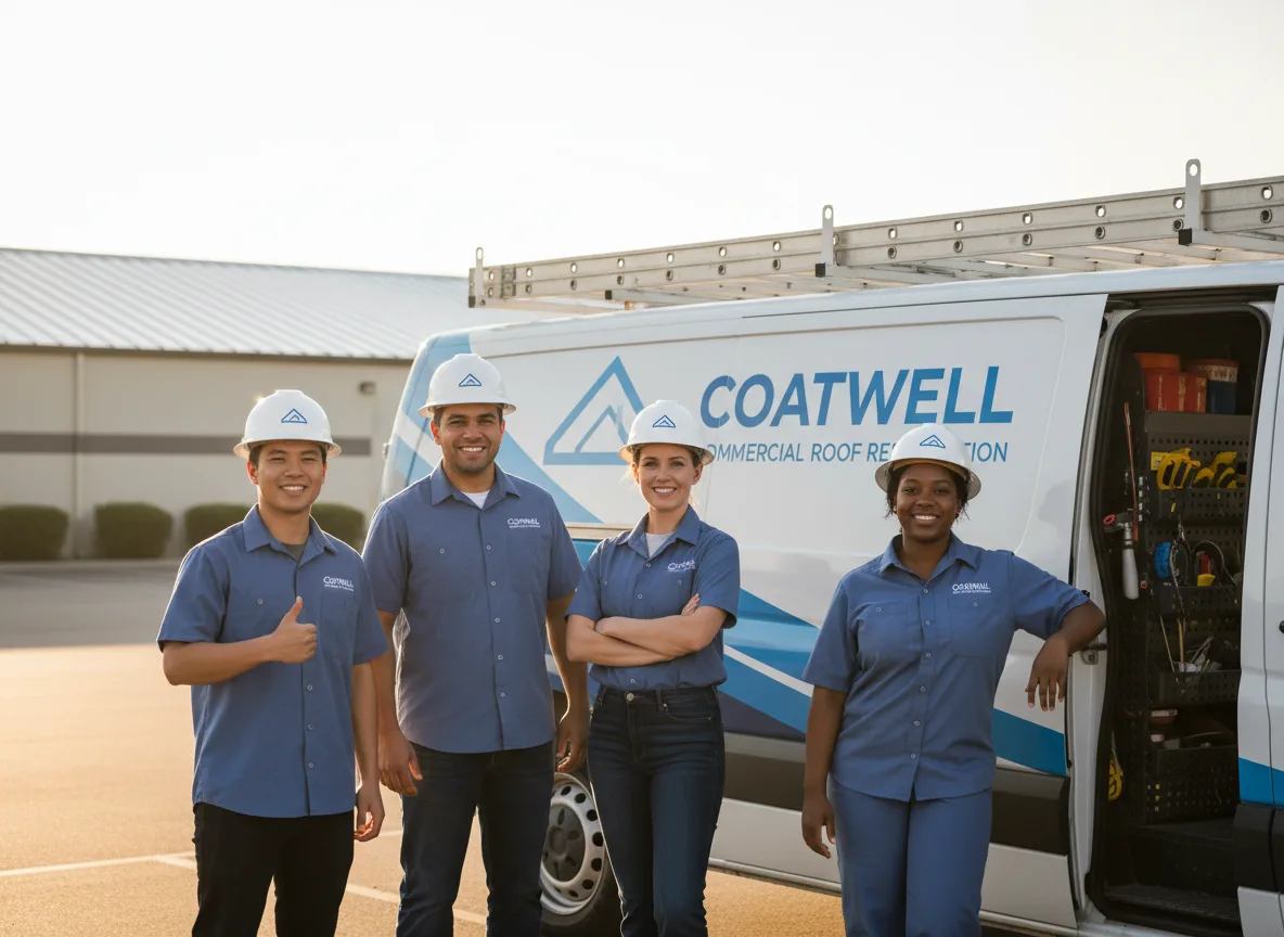 Commercial roof coating company in Oakham, MA